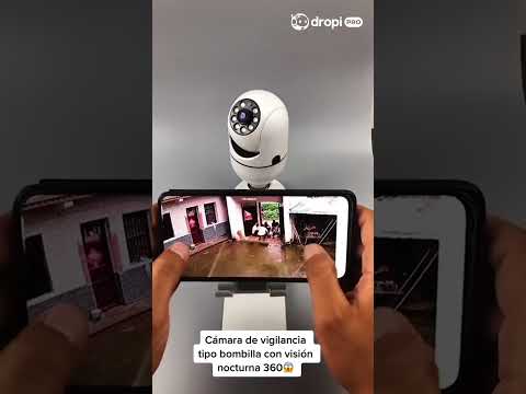 Cámara de seguridad inalámbrica adaptador bombilla